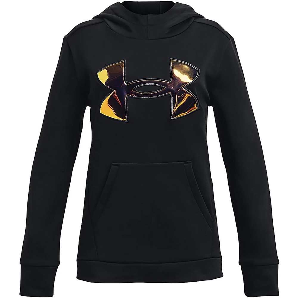 Under Armour Girls black iridescent hoodie